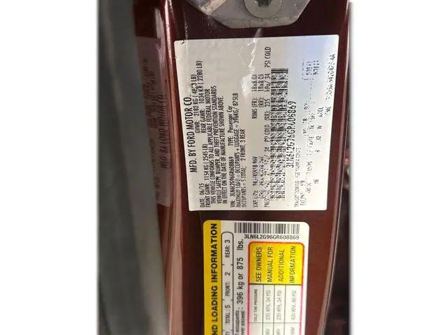2016 Lincoln MKZ Base