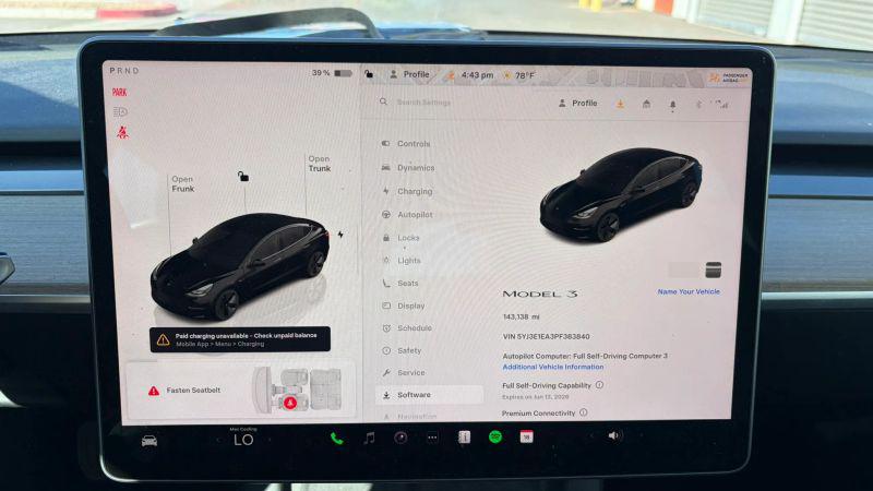 2023 Tesla Model 3 Rear-Wheel Drive