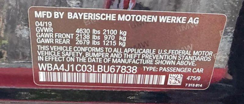 2020 BMW 430i Gran Coupe 430i