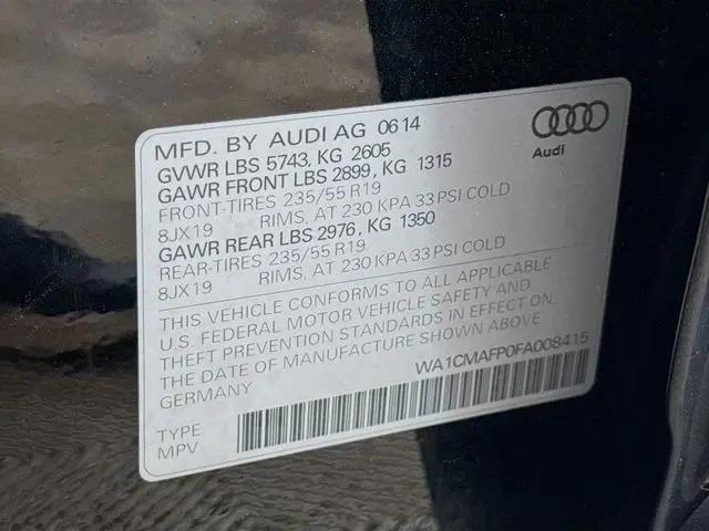 2015 Audi Q5 3.0 TDI Premium Plus