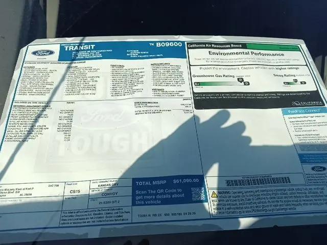 2026 Ford Transit Cargo Van T-350 HD