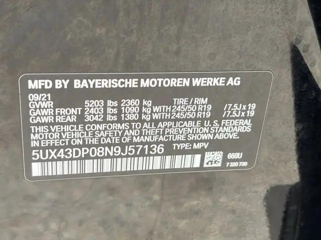 2022 BMW X3 sDrive30i