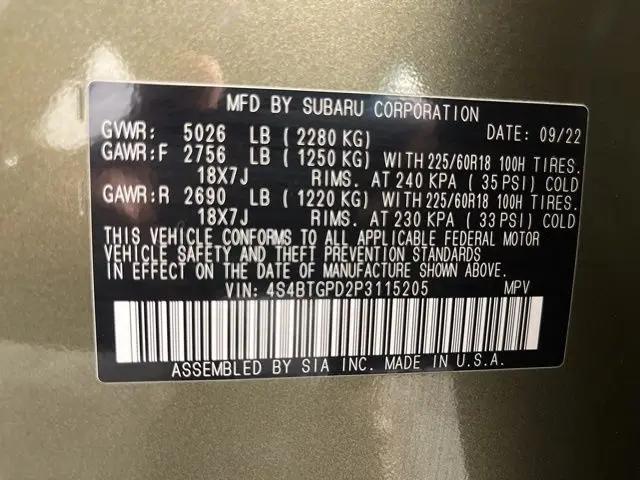 2023 Subaru Outback Touring XT
