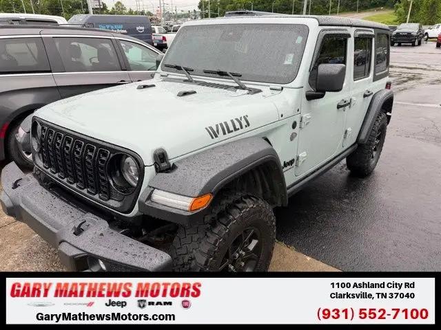 2024 Jeep Wrangler 4-Door Willys 4x4 for sale in Clarksville, TN