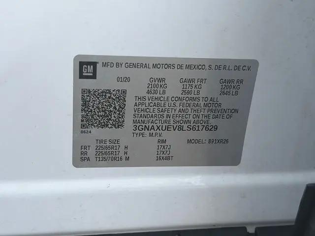 2020 Chevrolet Equinox AWD LT 1.5L Turbo