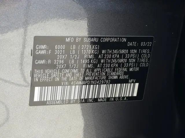 2022 Subaru Ascent Limited
