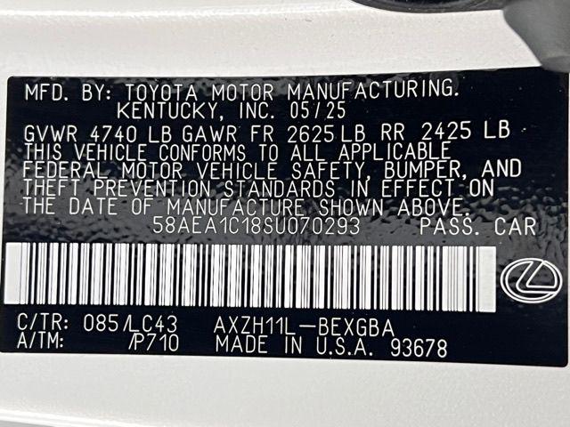 2025 Lexus ES 300h Luxury