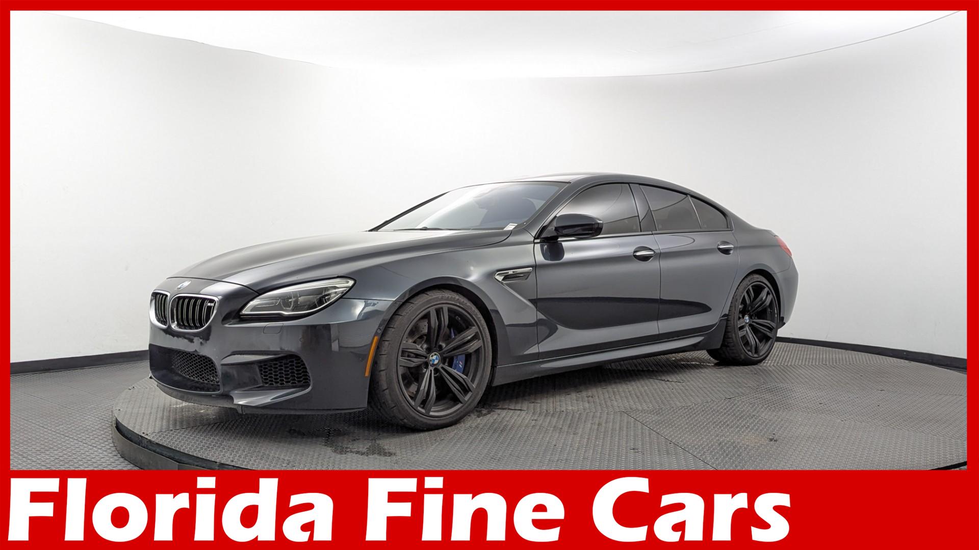 Singapore Gray Metallic 2016 BMW M6 Gran Coupe RWD Sedan Rear-Wheel Drive Automatic