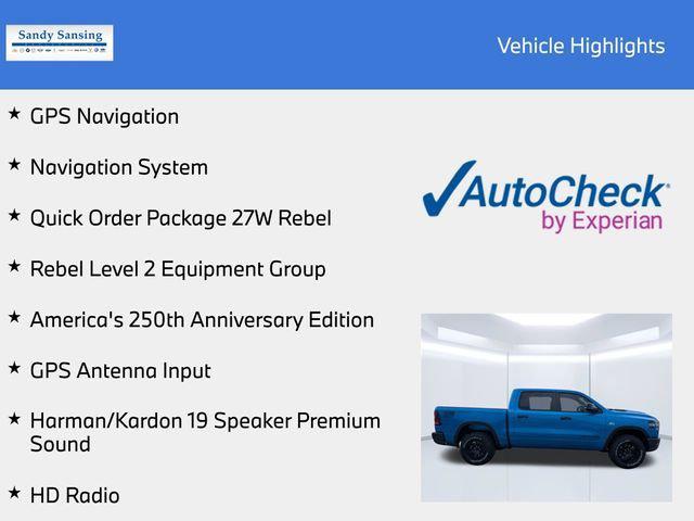 2026 Ram 1500 Rebel Crew Cab 4x4 5'7" Box