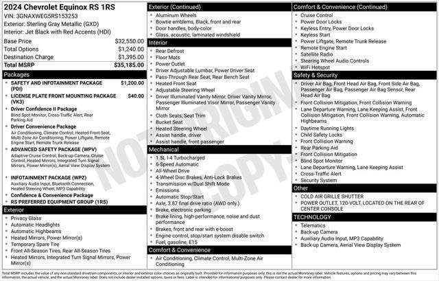 2024 Chevrolet Equinox AWD RS