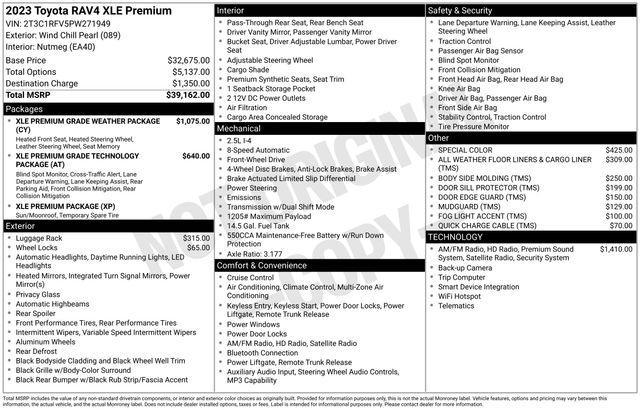 2023 Toyota RAV4 XLE Premium