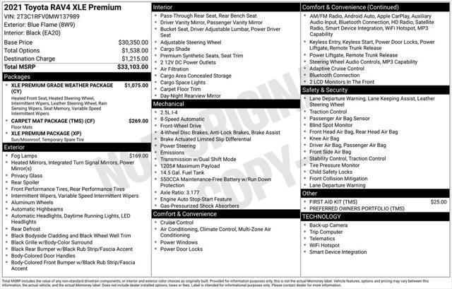 2021 Toyota RAV4 XLE Premium
