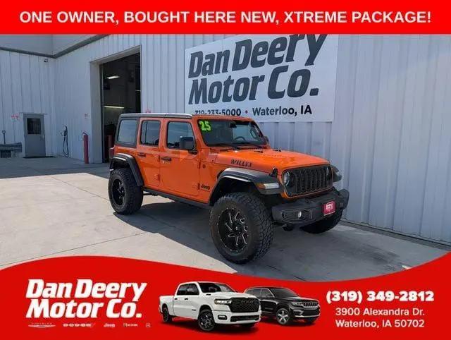 2025 Jeep Wrangler 4-Door Willys 4x4 for sale in Waterloo, IA