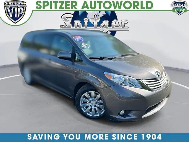 2017 Toyota Sienna XLE Premium 7 Passenger for sale in McMurray, PA