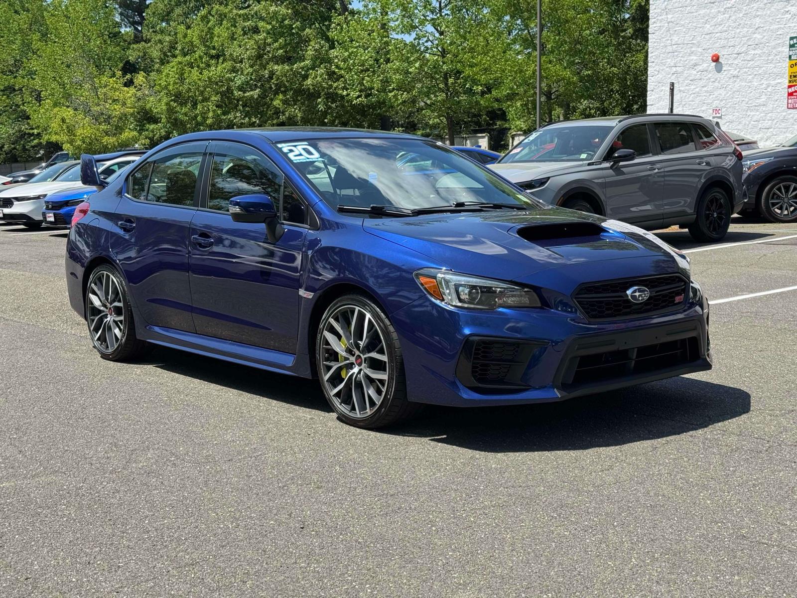 Lapis Blue Pearl 2020 Subaru WRX STI AWD Sedan All-Wheel Drive Manual