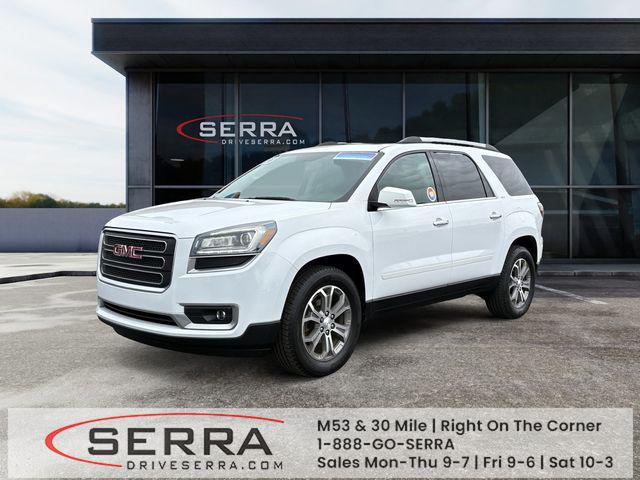 Summit White 2016 GMC Acadia SLT-1 FWD SUV / Crossover Front-Wheel Drive Automatic
