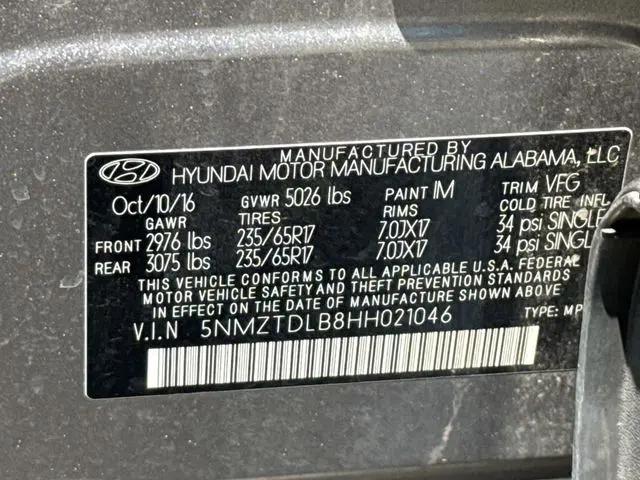 2017 Hyundai Santa Fe Sport 2.4L