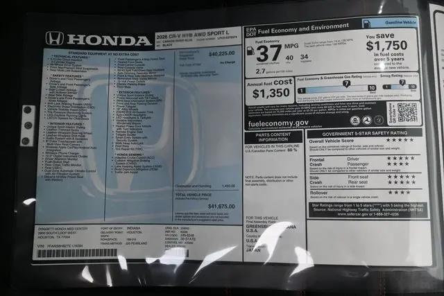 2026 Honda CR-V Hybrid AWD Sport-L