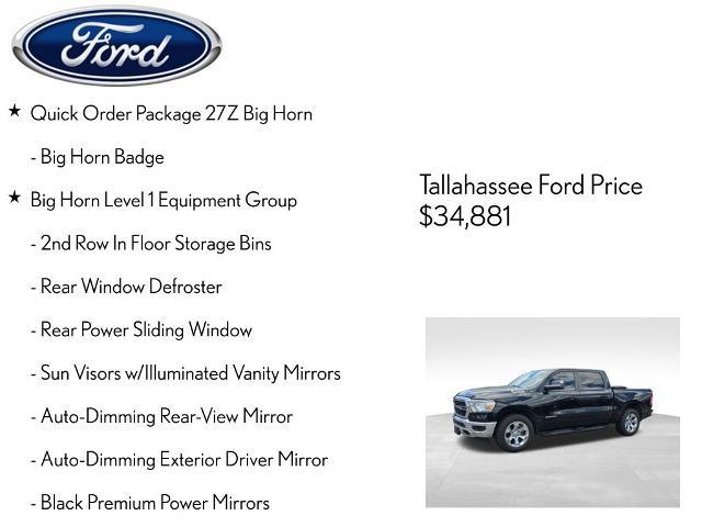 2022 Ram 1500 Big Horn Crew Cab 4x4 5'7" Box