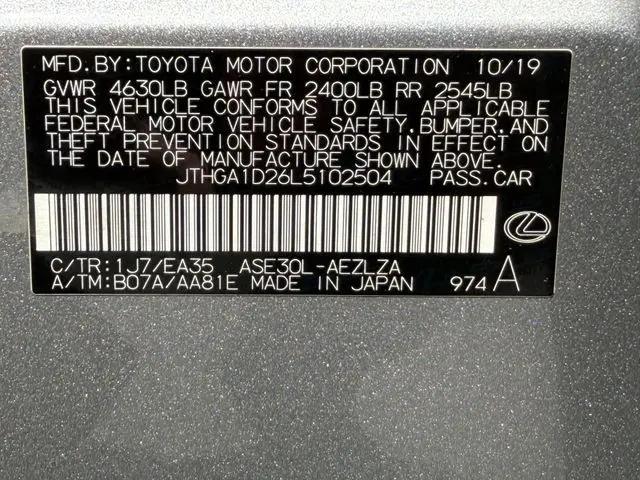 2020 Lexus IS 300 IS 300 F Sport