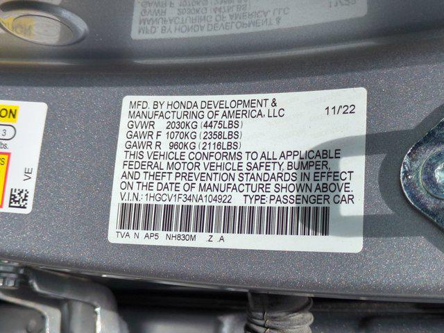 2022 Honda Accord Sport