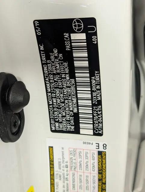 2019 Toyota C-HR XLE