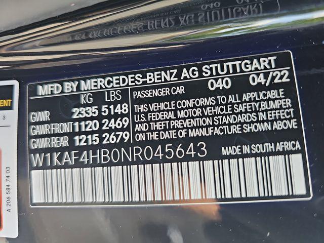 2022 Mercedes-Benz C-CLASS C 300 4MATIC Sedan