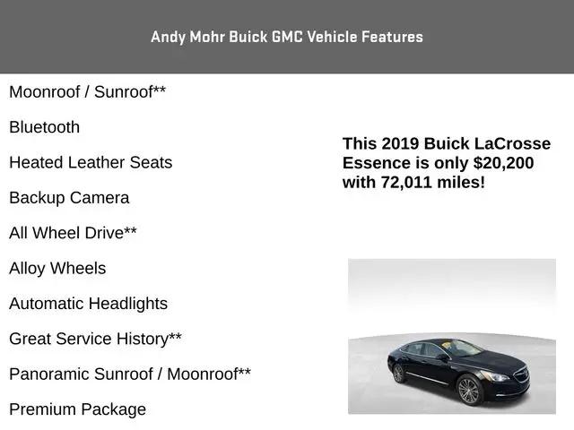2019 Buick LaCrosse AWD Essence