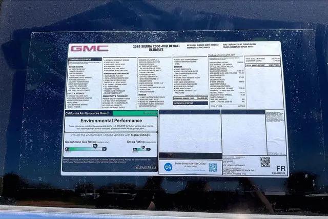 2026 GMC Sierra 2500HD Crew Cab, Standard Bed, Denali Ultimate, 4WD