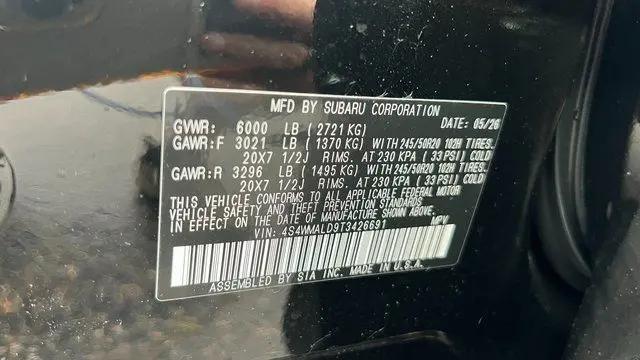 2026 Subaru Ascent Onyx Edition Touring 7-Passenger