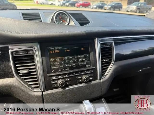 2016 Porsche Macan S