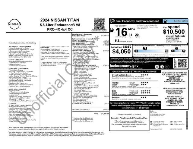 2024 Nissan Titan Crew Cab PRO-4X 4x4