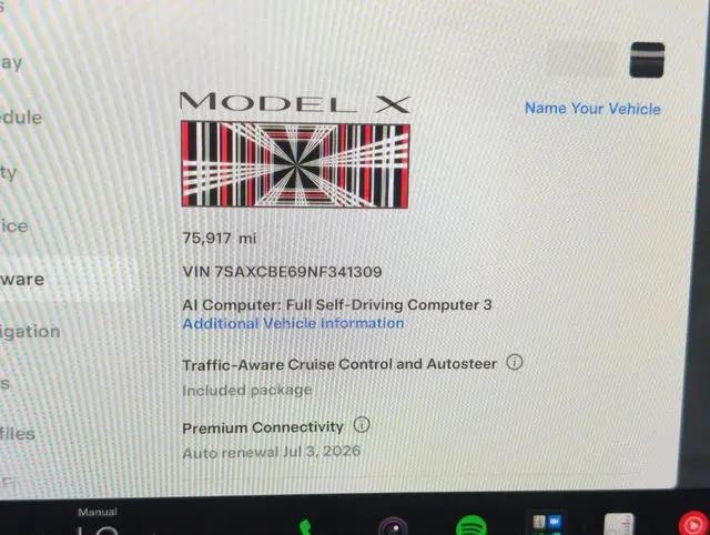 2022 Tesla Model X Plaid Tri Motor All-Wheel Drive