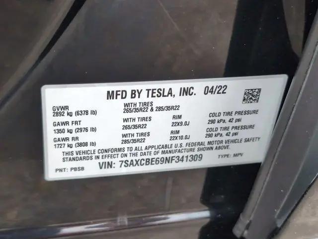 2022 Tesla Model X Plaid Tri Motor All-Wheel Drive