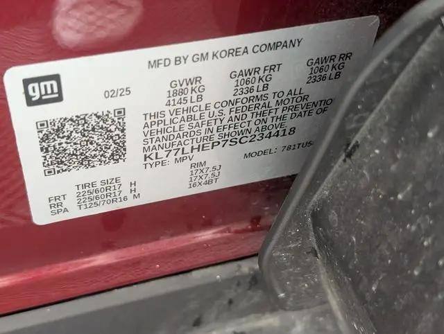 2025 Chevrolet Trax FWD LT