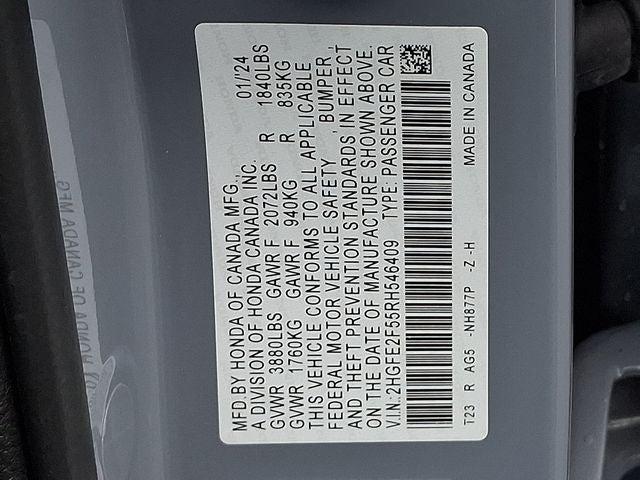 2024 Honda Civic Sport