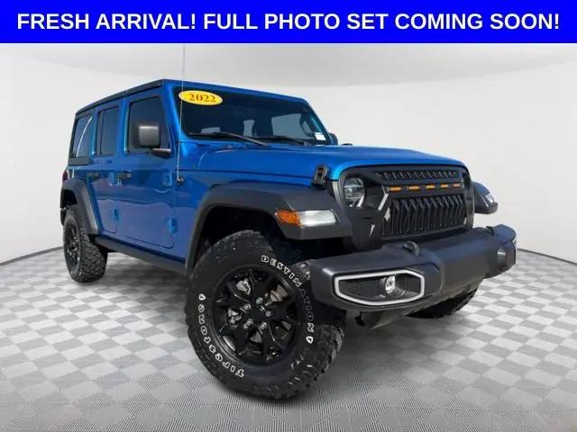 2022 Jeep Wrangler Unlimited Willys 4x4 for sale in Michigan City, IN