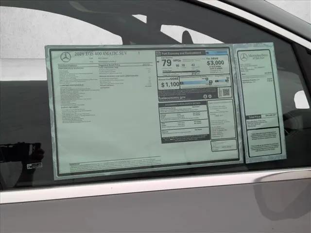 2026 Mercedes-Benz EQS 400 EQS 400