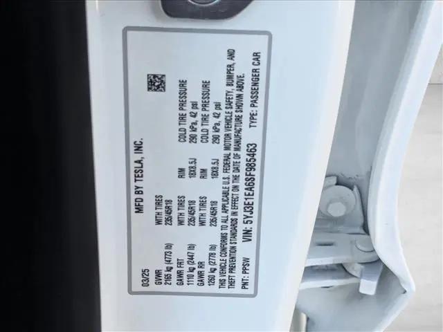 2025 Tesla Model 3 Long Range Rear-Wheel Drive