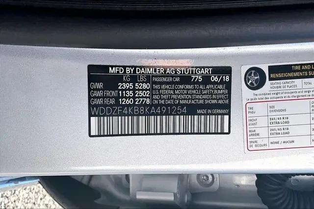 2019 Mercedes-Benz E-CLASS E 300 4MATIC