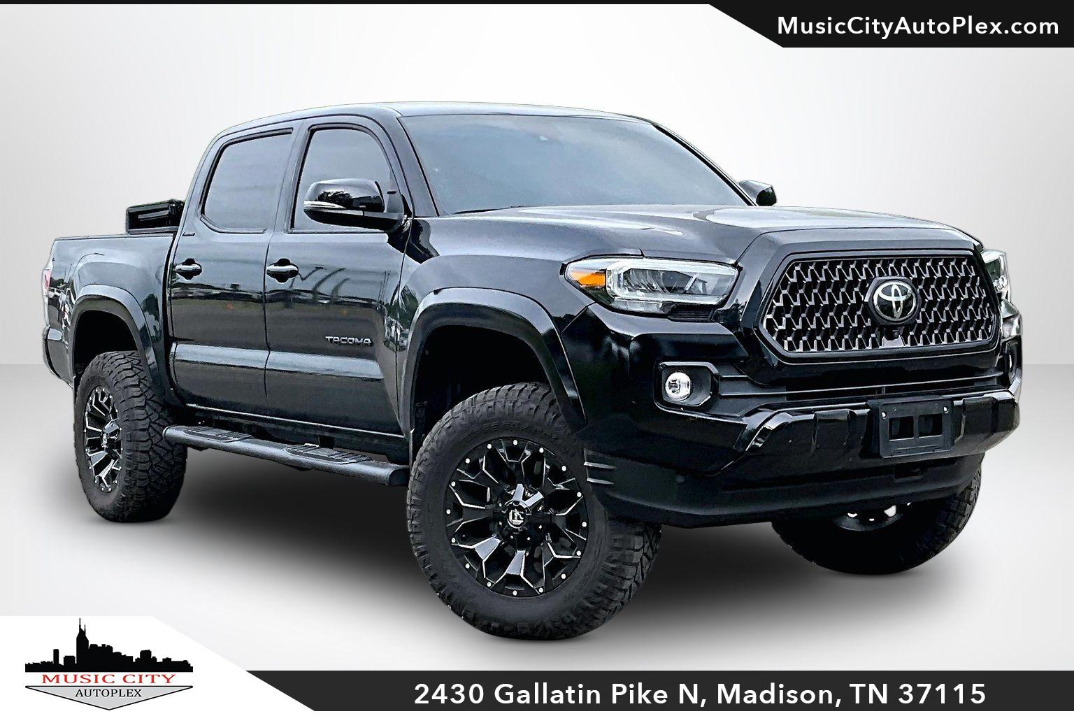 Midnight Black Metallic 2022 Toyota Tacoma Limited Double Cab 4WD Pickup Truck Four-Wheel Drive Automatic