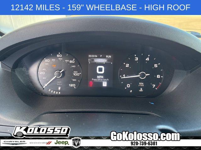 2026 Ram ProMaster 2500 Cargo Van Tradesman High Roof 159" WB w/Pass Seat