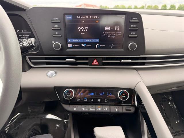 2023 Hyundai Elantra Hybrid Blue