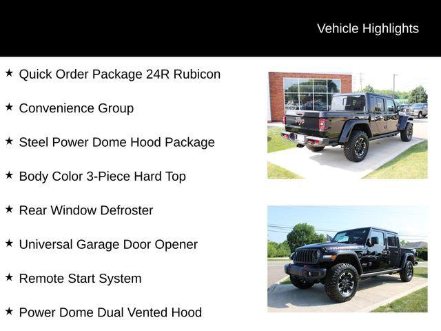 2026 Jeep Gladiator GLADIATOR RUBICON 4X4 2026 Jeep Gladiator GLADIATOR RUBICON 4X4