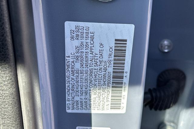 2023 Honda Ridgeline RTL-E