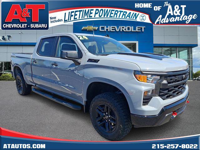 2024 Chevrolet Silverado 1500 4WD Crew Cab Standard Bed Custom Trail Boss for sale in Sellersville, PA