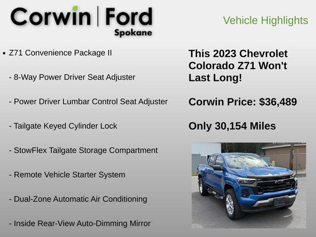2023 Chevrolet Colorado 4WD Crew Cab Short Box Z71