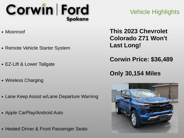 2023 Chevrolet Colorado 4WD Crew Cab Short Box Z71