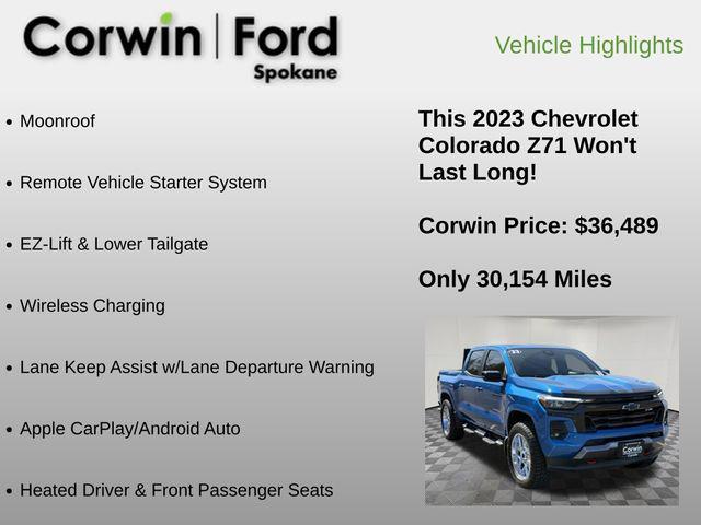 2023 Chevrolet Colorado 4WD Crew Cab Short Box Z71