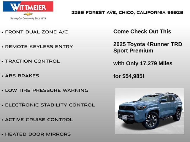 2025 Toyota 4Runner TRD Sport Premium